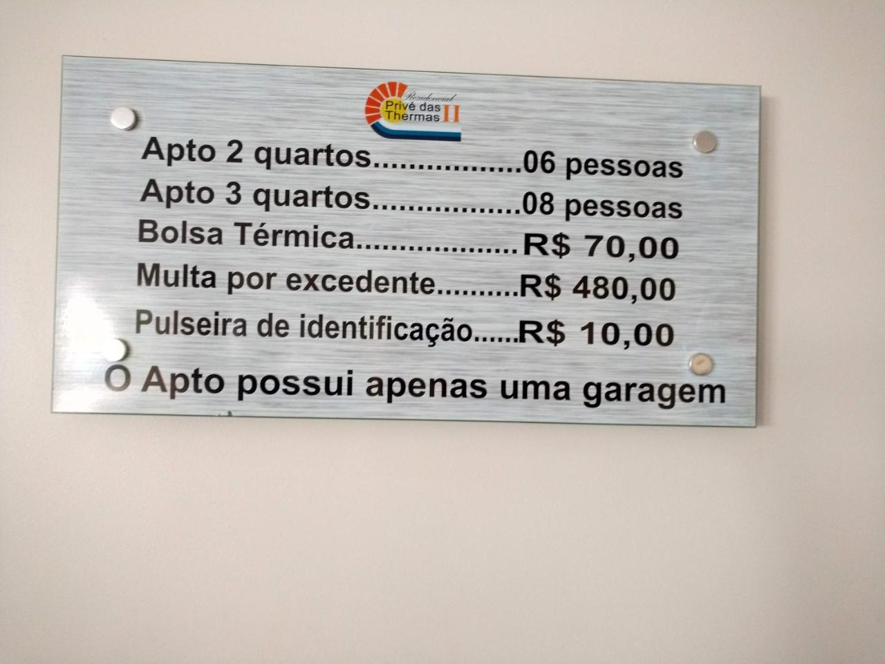 - Prive Thermas Ii - 2 Qts Vista Pq Aquatico Apartamento